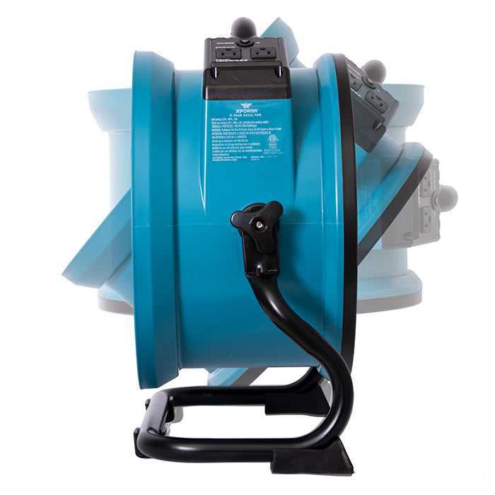 XPOWER X-39AR Professional Axial Fan, 1/4 HP, 2100 CFM, Blue