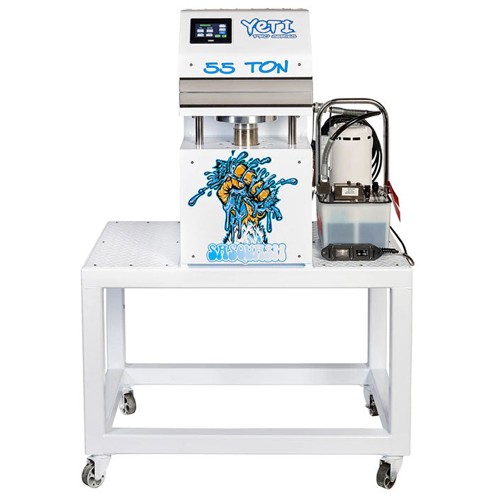 Sasquash Yeti Pro Series Rosin Press with Electric Pump, 55 Ton