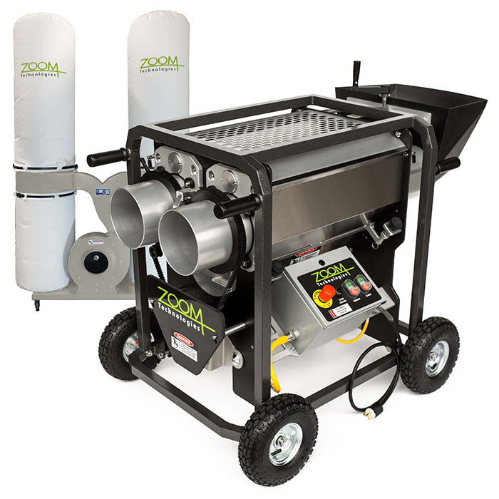 Zoom Technologies Zoom Pro Trimming Machine with Hybrid Tumblers & Leaf Collector